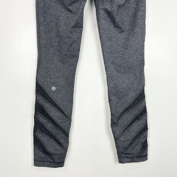 Lululemon Motionful 7/8 Tight 25" Heathered Black High Rise Size 6 Luxtreme - Picture 10 of 12